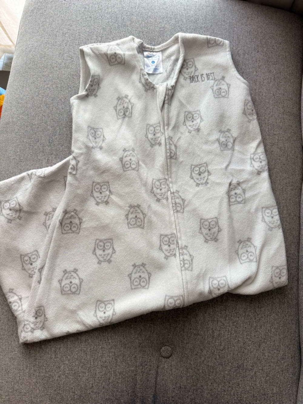 Halo Cream Owl Sleep Sack
